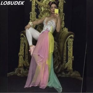 Colorful Crystal Jumpsuit & Romper Women’s Stretch